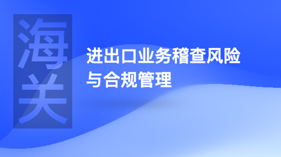 进出口业务稽查风险与合规管理